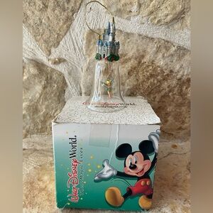 Walt Disney World Castle  With Tinker Bell Christmas Ornament (Read!)